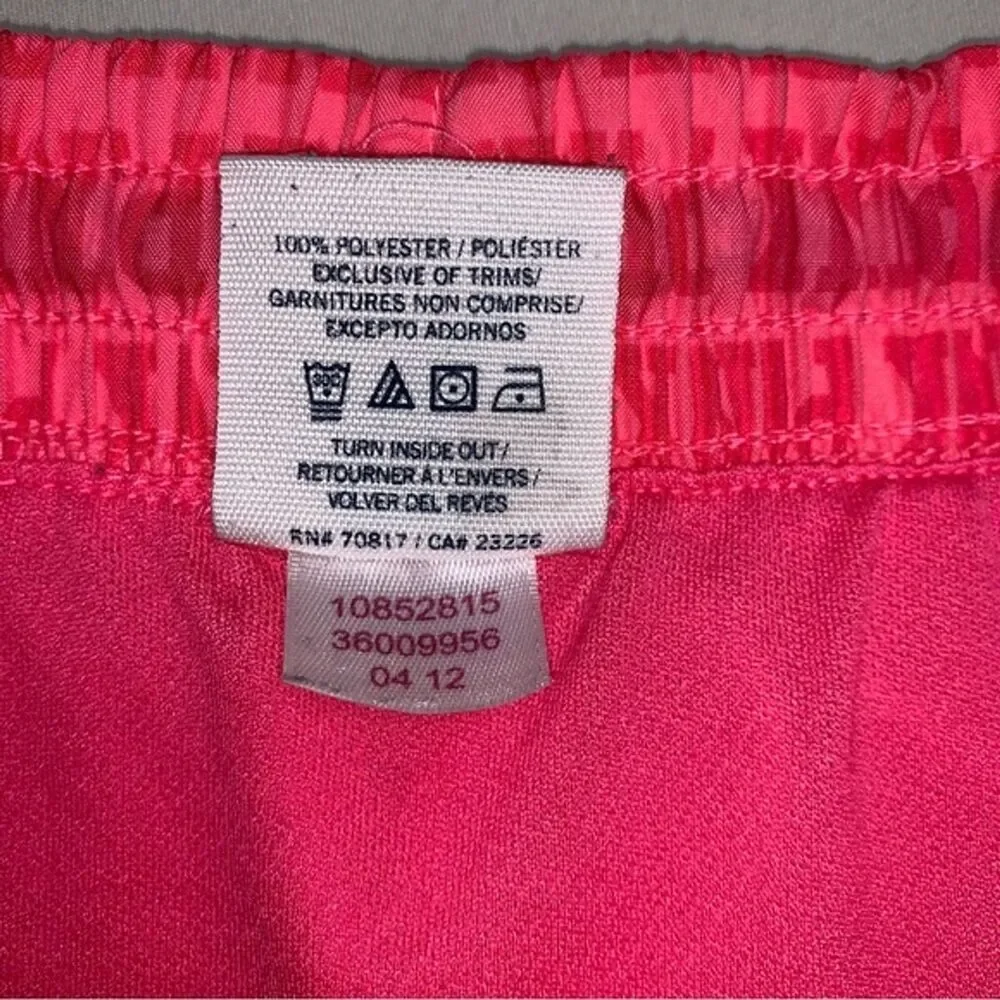 PINK Victoria Secret Running Shorts Women’s Medium Neon Pink Exercise Workout